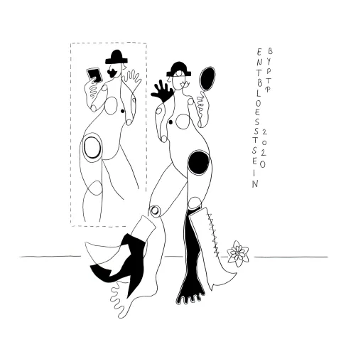 Standing there completely naked