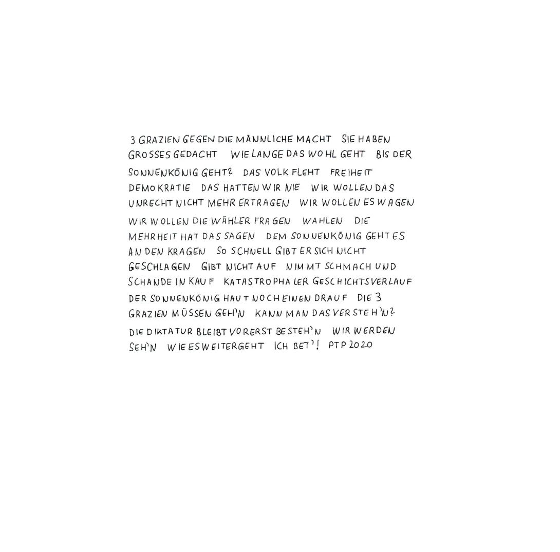 Drei Grazien, Text